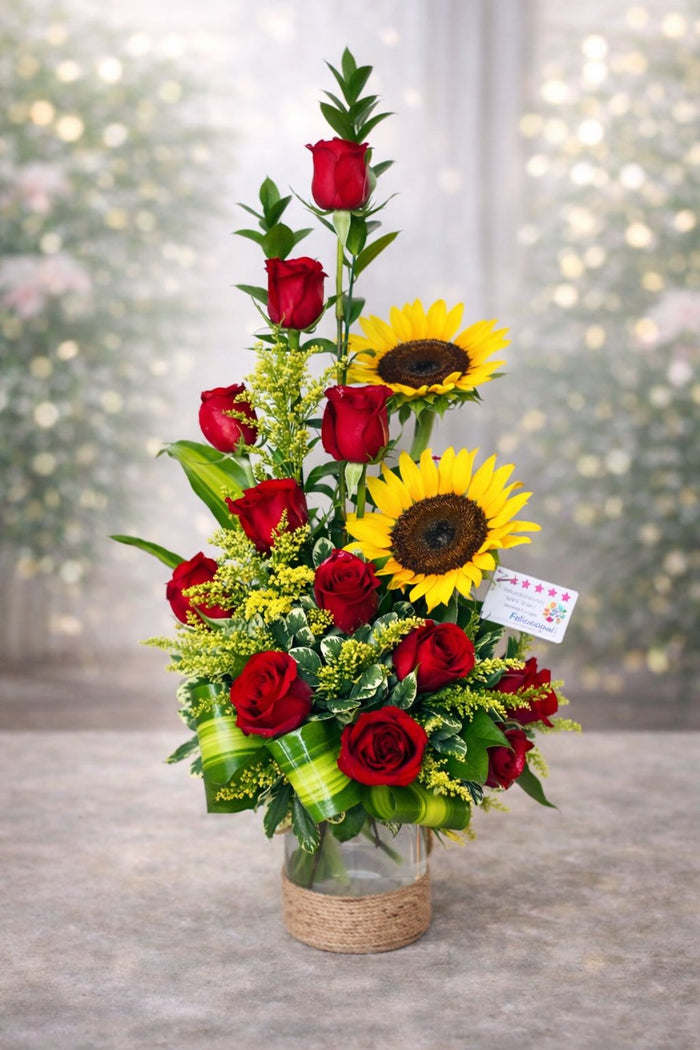 "Enamorate" Arreglo de 12 Rosas